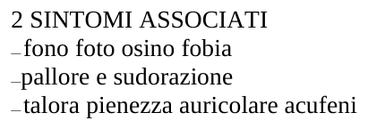La vestibolopatia emicranica - Vertigine emicranica